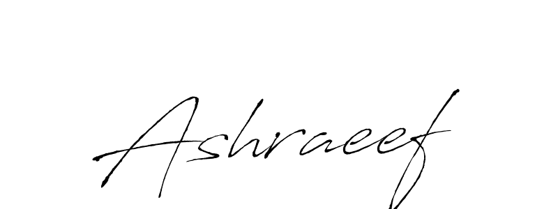 Make a beautiful signature design for name Ashraeef. With this signature (Antro_Vectra) style, you can create a handwritten signature for free. Ashraeef signature style 6 images and pictures png
