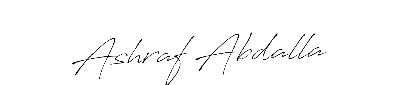 It looks lik you need a new signature style for name Ashraf Abdalla. Design unique handwritten (Antro_Vectra) signature with our free signature maker in just a few clicks. Ashraf Abdalla signature style 6 images and pictures png