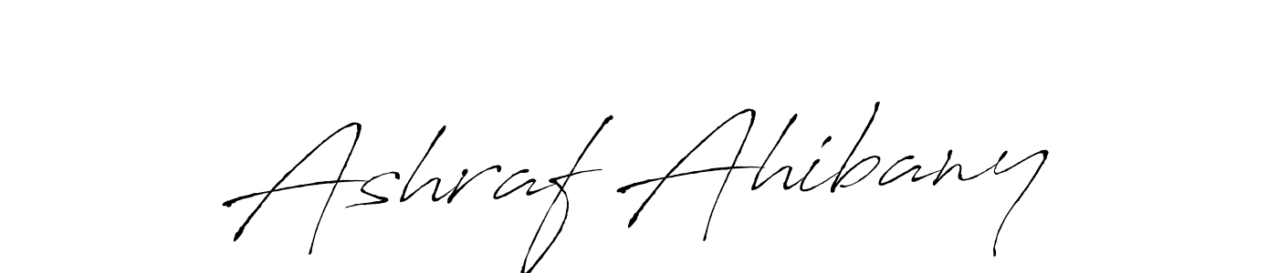 Also we have Ashraf Ahibany name is the best signature style. Create professional handwritten signature collection using Antro_Vectra autograph style. Ashraf Ahibany signature style 6 images and pictures png