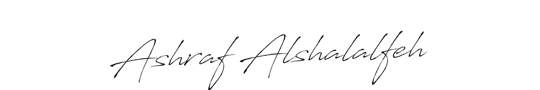 Design your own signature with our free online signature maker. With this signature software, you can create a handwritten (Antro_Vectra) signature for name Ashraf Alshalalfeh. Ashraf Alshalalfeh signature style 6 images and pictures png