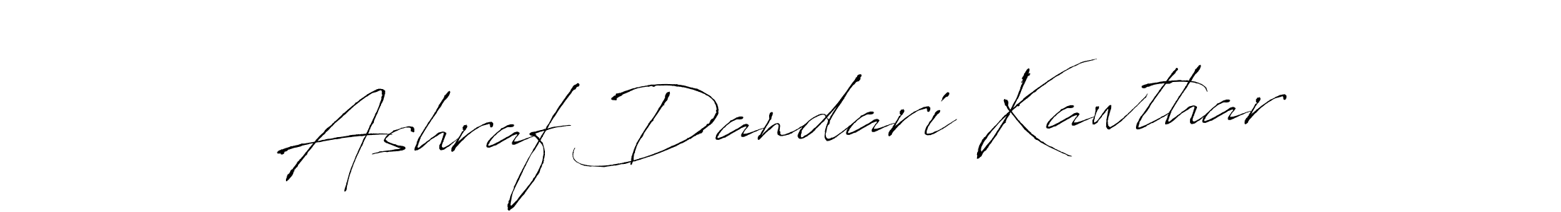 Use a signature maker to create a handwritten signature online. With this signature software, you can design (Antro_Vectra) your own signature for name Ashraf Dandari Kawthar. Ashraf Dandari Kawthar signature style 6 images and pictures png