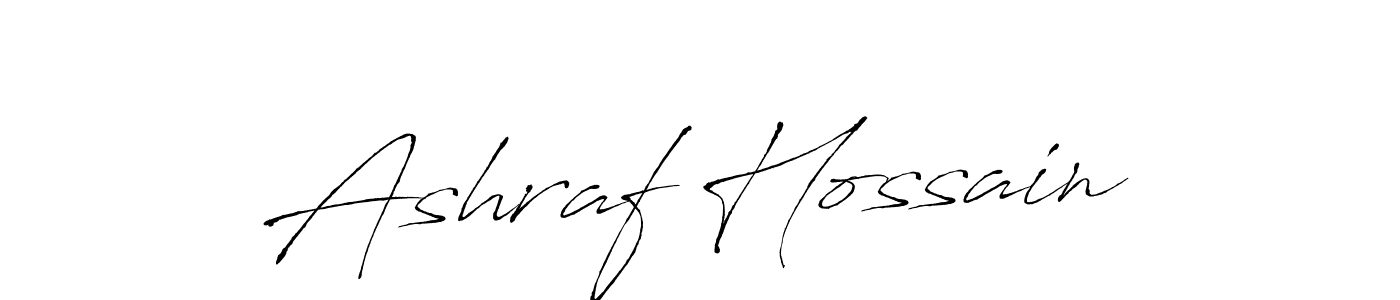 Ashraf Hossain stylish signature style. Best Handwritten Sign (Antro_Vectra) for my name. Handwritten Signature Collection Ideas for my name Ashraf Hossain. Ashraf Hossain signature style 6 images and pictures png