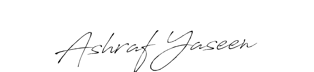 How to make Ashraf Yaseen signature? Antro_Vectra is a professional autograph style. Create handwritten signature for Ashraf Yaseen name. Ashraf Yaseen signature style 6 images and pictures png