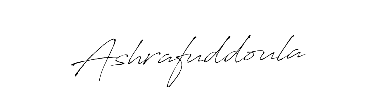 Design your own signature with our free online signature maker. With this signature software, you can create a handwritten (Antro_Vectra) signature for name Ashrafuddoula. Ashrafuddoula signature style 6 images and pictures png