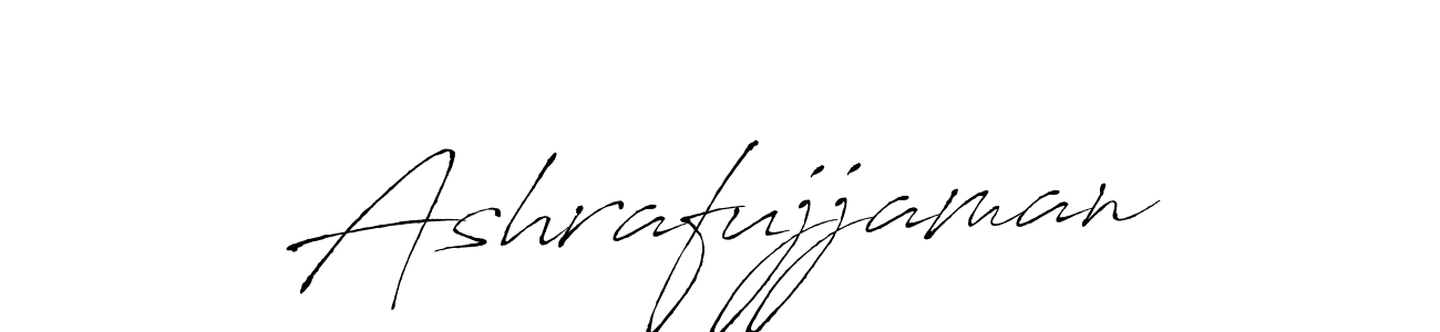 How to make Ashrafujjaman name signature. Use Antro_Vectra style for creating short signs online. This is the latest handwritten sign. Ashrafujjaman signature style 6 images and pictures png