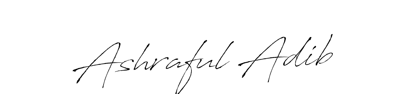 Ashraful Adib stylish signature style. Best Handwritten Sign (Antro_Vectra) for my name. Handwritten Signature Collection Ideas for my name Ashraful Adib. Ashraful Adib signature style 6 images and pictures png