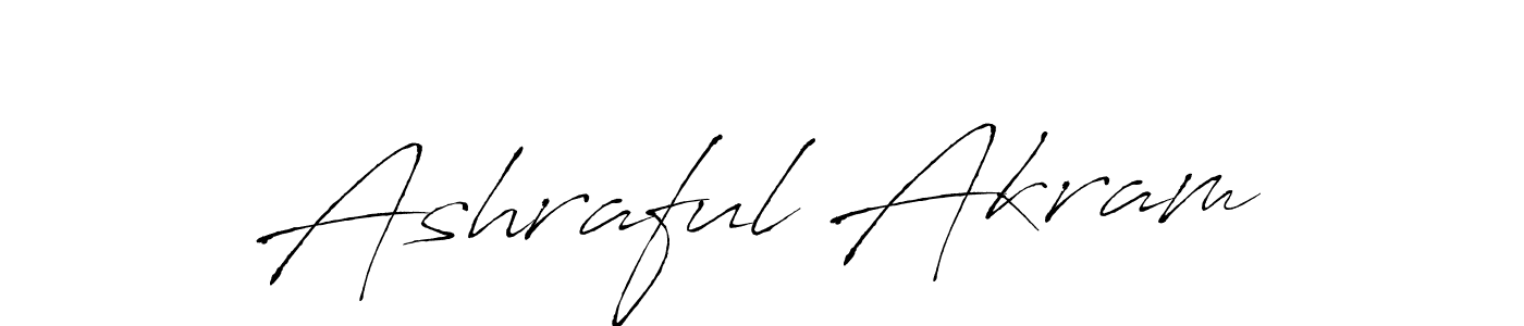 Design your own signature with our free online signature maker. With this signature software, you can create a handwritten (Antro_Vectra) signature for name Ashraful Akram. Ashraful Akram signature style 6 images and pictures png