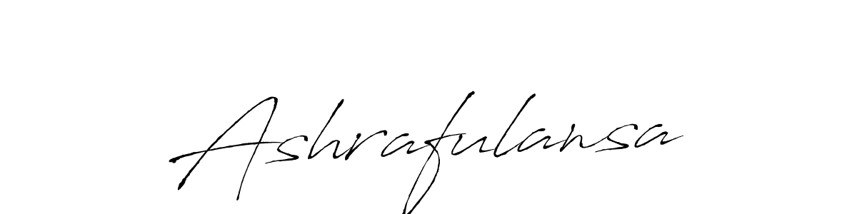 Use a signature maker to create a handwritten signature online. With this signature software, you can design (Antro_Vectra) your own signature for name Ashrafulansa. Ashrafulansa signature style 6 images and pictures png