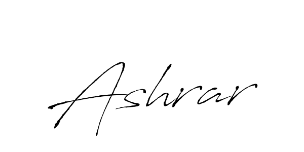 Also we have Ashrar name is the best signature style. Create professional handwritten signature collection using Antro_Vectra autograph style. Ashrar signature style 6 images and pictures png