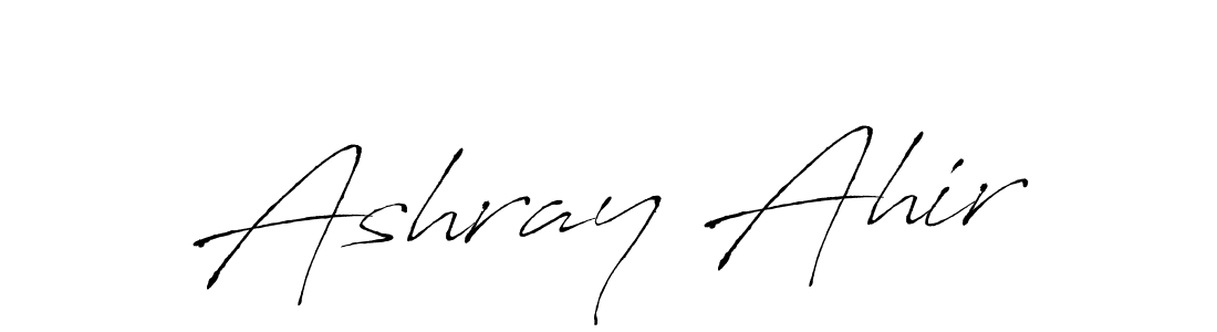 You should practise on your own different ways (Antro_Vectra) to write your name (Ashray Ahir) in signature. don't let someone else do it for you. Ashray Ahir signature style 6 images and pictures png