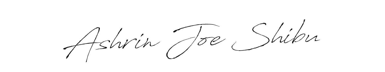 Design your own signature with our free online signature maker. With this signature software, you can create a handwritten (Antro_Vectra) signature for name Ashrin Joe Shibu. Ashrin Joe Shibu signature style 6 images and pictures png