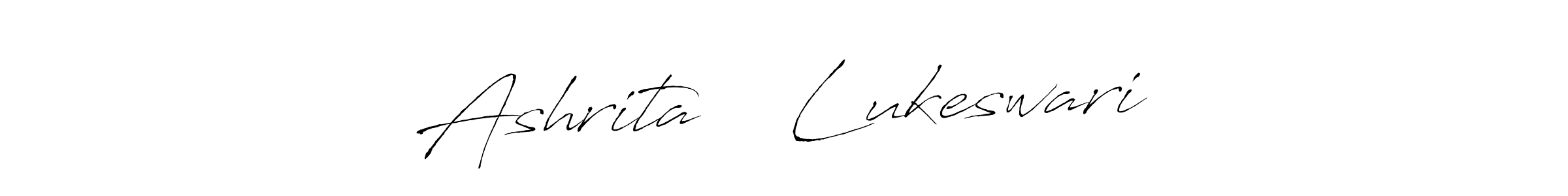 How to make Ashrita ♥️ Lukeswari signature? Antro_Vectra is a professional autograph style. Create handwritten signature for Ashrita ♥️ Lukeswari name. Ashrita ♥️ Lukeswari signature style 6 images and pictures png