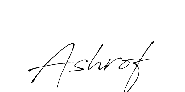 Create a beautiful signature design for name Ashrof. With this signature (Antro_Vectra) fonts, you can make a handwritten signature for free. Ashrof signature style 6 images and pictures png