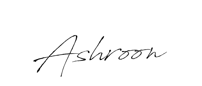 Here are the top 10 professional signature styles for the name Ashroon. These are the best autograph styles you can use for your name. Ashroon signature style 6 images and pictures png