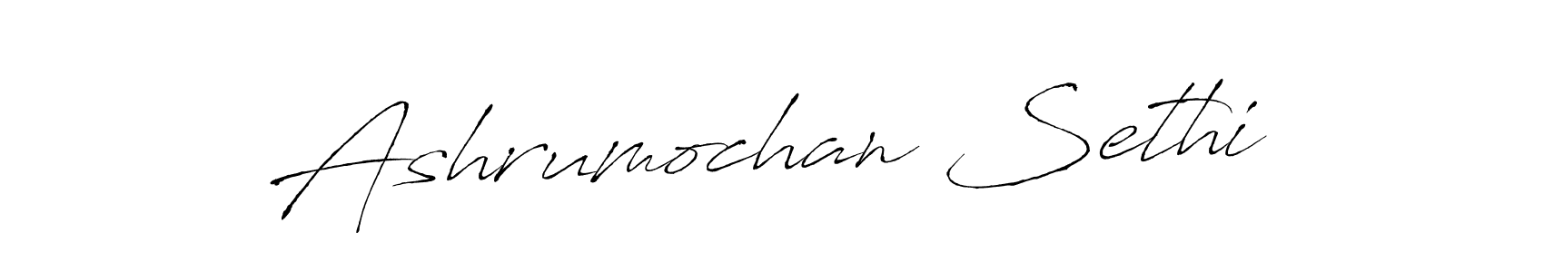 It looks lik you need a new signature style for name Ashrumochan Sethi. Design unique handwritten (Antro_Vectra) signature with our free signature maker in just a few clicks. Ashrumochan Sethi signature style 6 images and pictures png