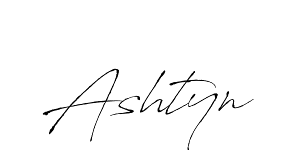 Create a beautiful signature design for name Ashtyn. With this signature (Antro_Vectra) fonts, you can make a handwritten signature for free. Ashtyn signature style 6 images and pictures png