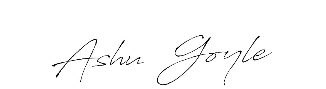 Make a beautiful signature design for name Ashu  Goyle. Use this online signature maker to create a handwritten signature for free. Ashu  Goyle signature style 6 images and pictures png