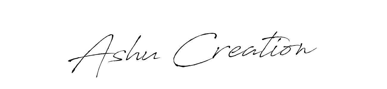 You should practise on your own different ways (Antro_Vectra) to write your name (Ashu Creation) in signature. don't let someone else do it for you. Ashu Creation signature style 6 images and pictures png