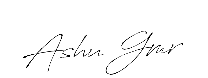 Also You can easily find your signature by using the search form. We will create Ashu Gmr name handwritten signature images for you free of cost using Antro_Vectra sign style. Ashu Gmr signature style 6 images and pictures png