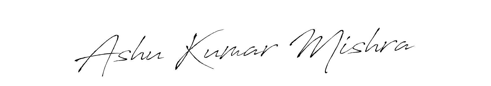 It looks lik you need a new signature style for name Ashu Kumar Mishra. Design unique handwritten (Antro_Vectra) signature with our free signature maker in just a few clicks. Ashu Kumar Mishra signature style 6 images and pictures png