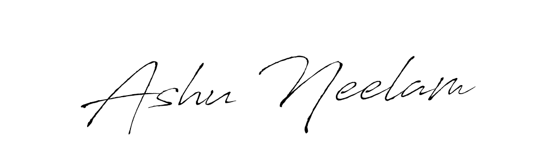 Make a short Ashu Neelam signature style. Manage your documents anywhere anytime using Antro_Vectra. Create and add eSignatures, submit forms, share and send files easily. Ashu Neelam signature style 6 images and pictures png