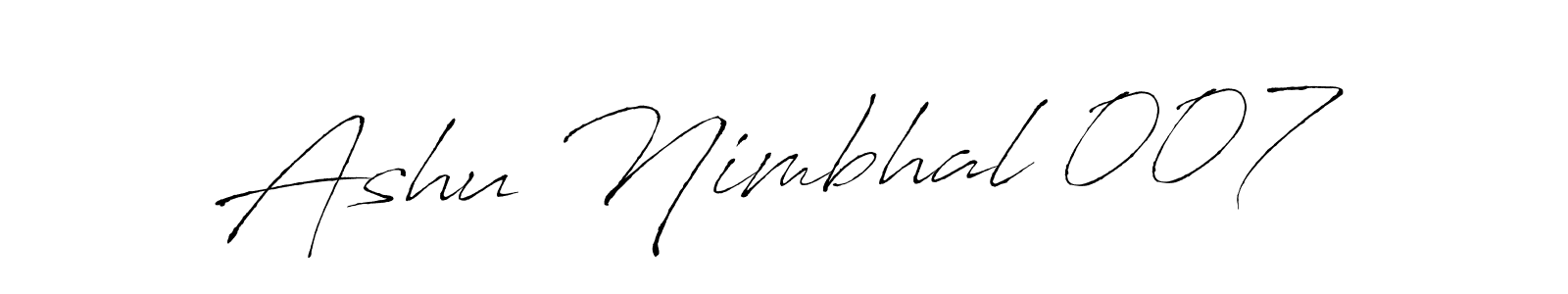 Here are the top 10 professional signature styles for the name Ashu Nimbhal 007. These are the best autograph styles you can use for your name. Ashu Nimbhal 007 signature style 6 images and pictures png