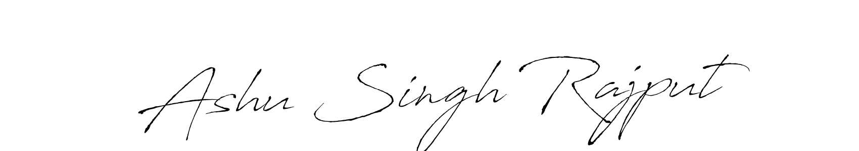 Also we have Ashu Singh Rajput name is the best signature style. Create professional handwritten signature collection using Antro_Vectra autograph style. Ashu Singh Rajput signature style 6 images and pictures png