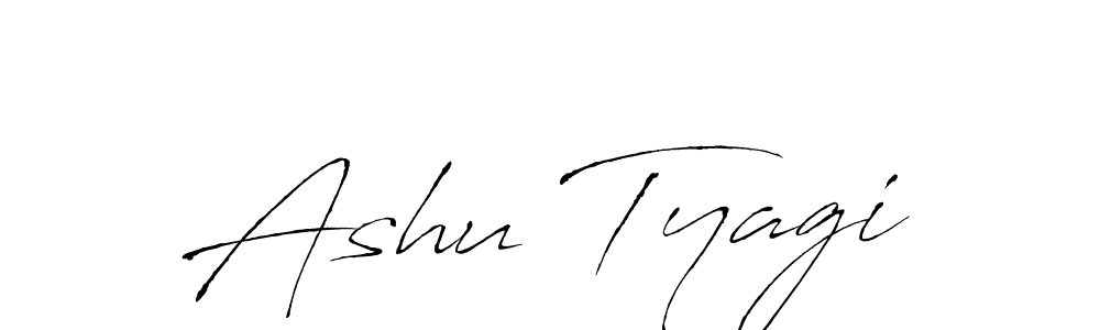 The best way (Antro_Vectra) to make a short signature is to pick only two or three words in your name. The name Ashu Tyagi include a total of six letters. For converting this name. Ashu Tyagi signature style 6 images and pictures png