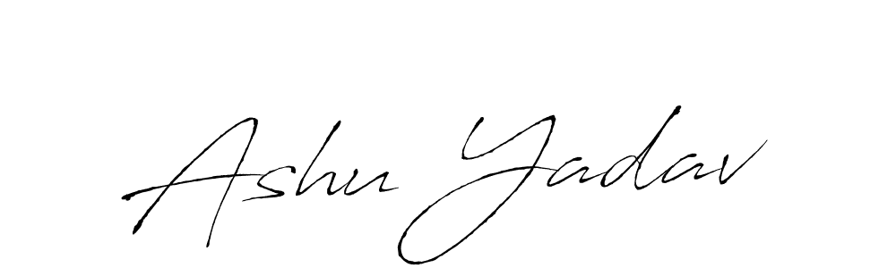 Also You can easily find your signature by using the search form. We will create Ashu Yadav name handwritten signature images for you free of cost using Antro_Vectra sign style. Ashu Yadav signature style 6 images and pictures png