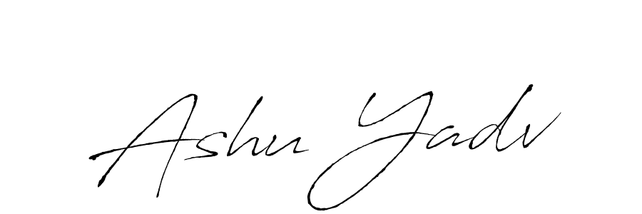 You should practise on your own different ways (Antro_Vectra) to write your name (Ashu Yadv) in signature. don't let someone else do it for you. Ashu Yadv signature style 6 images and pictures png