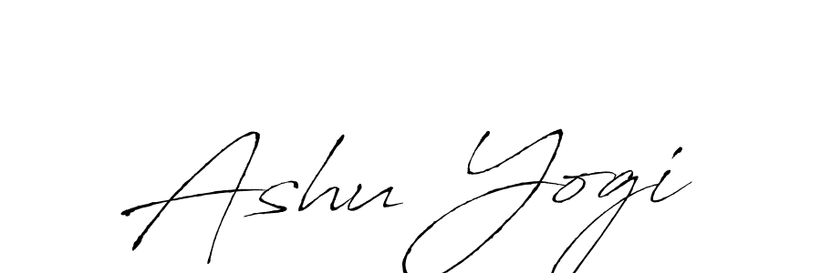 The best way (Antro_Vectra) to make a short signature is to pick only two or three words in your name. The name Ashu Yogi include a total of six letters. For converting this name. Ashu Yogi signature style 6 images and pictures png