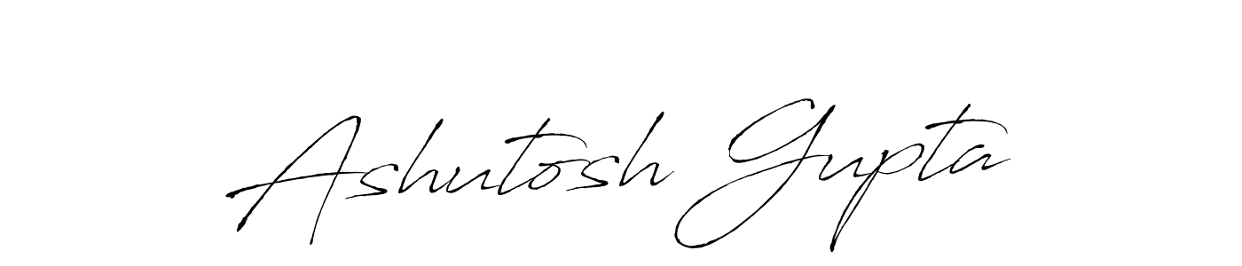 Make a beautiful signature design for name Ashutosh Gupta. With this signature (Antro_Vectra) style, you can create a handwritten signature for free. Ashutosh Gupta signature style 6 images and pictures png