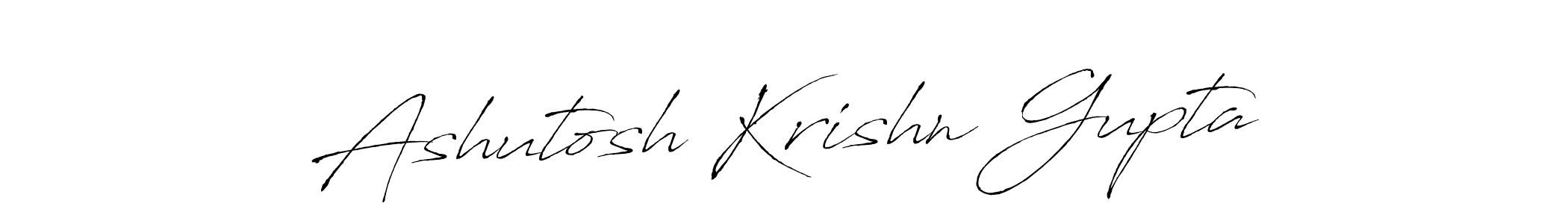 Make a short Ashutosh Krishn Gupta signature style. Manage your documents anywhere anytime using Antro_Vectra. Create and add eSignatures, submit forms, share and send files easily. Ashutosh Krishn Gupta signature style 6 images and pictures png