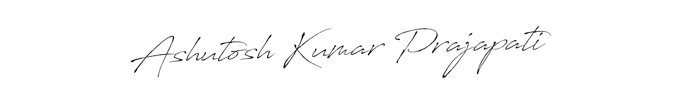 Design your own signature with our free online signature maker. With this signature software, you can create a handwritten (Antro_Vectra) signature for name Ashutosh Kumar Prajapati. Ashutosh Kumar Prajapati signature style 6 images and pictures png