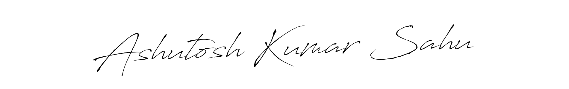 Make a beautiful signature design for name Ashutosh Kumar Sahu. With this signature (Antro_Vectra) style, you can create a handwritten signature for free. Ashutosh Kumar Sahu signature style 6 images and pictures png