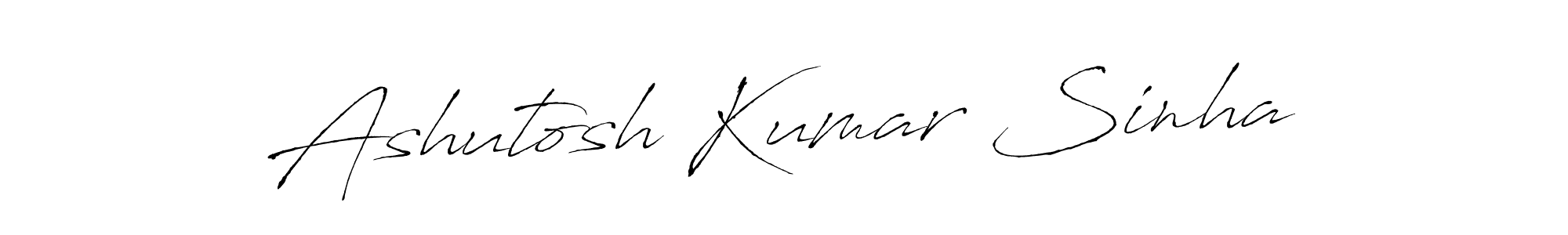 The best way (Antro_Vectra) to make a short signature is to pick only two or three words in your name. The name Ashutosh Kumar Sinha include a total of six letters. For converting this name. Ashutosh Kumar Sinha signature style 6 images and pictures png