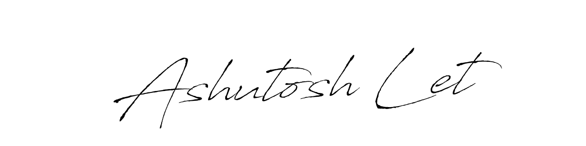 This is the best signature style for the Ashutosh Let name. Also you like these signature font (Antro_Vectra). Mix name signature. Ashutosh Let signature style 6 images and pictures png