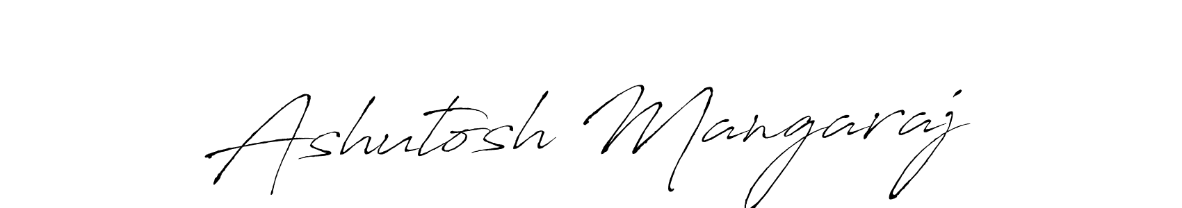 Antro_Vectra is a professional signature style that is perfect for those who want to add a touch of class to their signature. It is also a great choice for those who want to make their signature more unique. Get Ashutosh Mangaraj name to fancy signature for free. Ashutosh Mangaraj signature style 6 images and pictures png