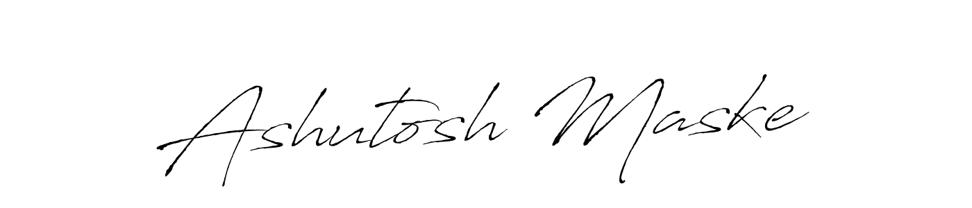 It looks lik you need a new signature style for name Ashutosh Maske. Design unique handwritten (Antro_Vectra) signature with our free signature maker in just a few clicks. Ashutosh Maske signature style 6 images and pictures png