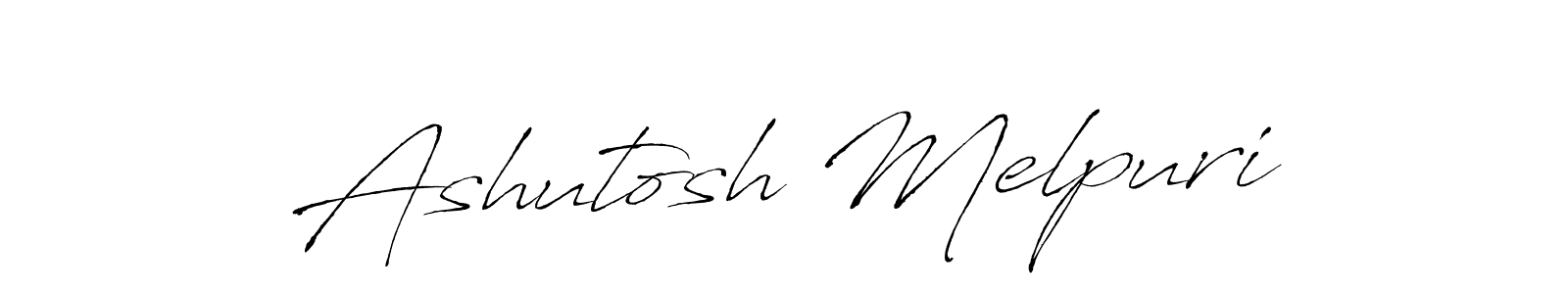 Also we have Ashutosh Melpuri name is the best signature style. Create professional handwritten signature collection using Antro_Vectra autograph style. Ashutosh Melpuri signature style 6 images and pictures png