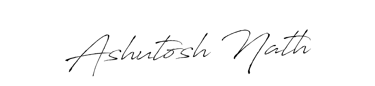 Create a beautiful signature design for name Ashutosh Nath. With this signature (Antro_Vectra) fonts, you can make a handwritten signature for free. Ashutosh Nath signature style 6 images and pictures png