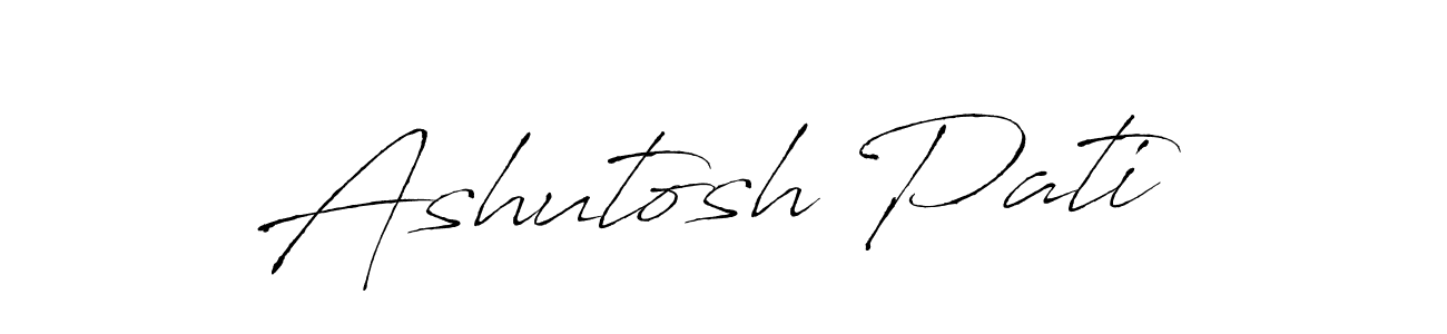 Make a beautiful signature design for name Ashutosh Pati. With this signature (Antro_Vectra) style, you can create a handwritten signature for free. Ashutosh Pati signature style 6 images and pictures png