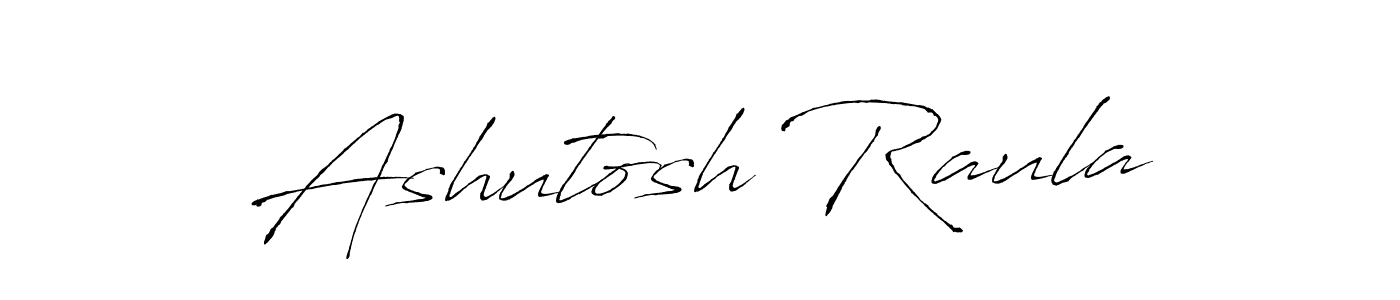 Design your own signature with our free online signature maker. With this signature software, you can create a handwritten (Antro_Vectra) signature for name Ashutosh Raula. Ashutosh Raula signature style 6 images and pictures png