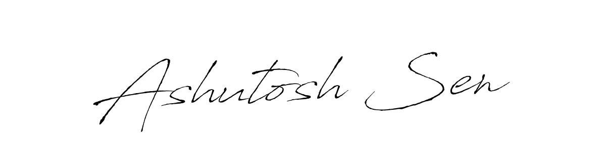 Ashutosh Sen stylish signature style. Best Handwritten Sign (Antro_Vectra) for my name. Handwritten Signature Collection Ideas for my name Ashutosh Sen. Ashutosh Sen signature style 6 images and pictures png