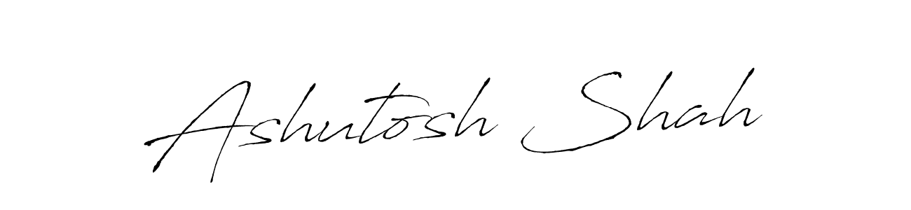 Antro_Vectra is a professional signature style that is perfect for those who want to add a touch of class to their signature. It is also a great choice for those who want to make their signature more unique. Get Ashutosh Shah name to fancy signature for free. Ashutosh Shah signature style 6 images and pictures png