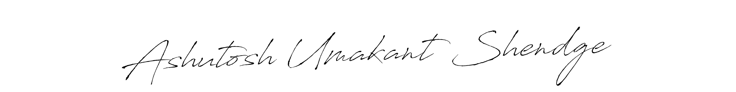 Create a beautiful signature design for name Ashutosh Umakant Shendge. With this signature (Antro_Vectra) fonts, you can make a handwritten signature for free. Ashutosh Umakant Shendge signature style 6 images and pictures png