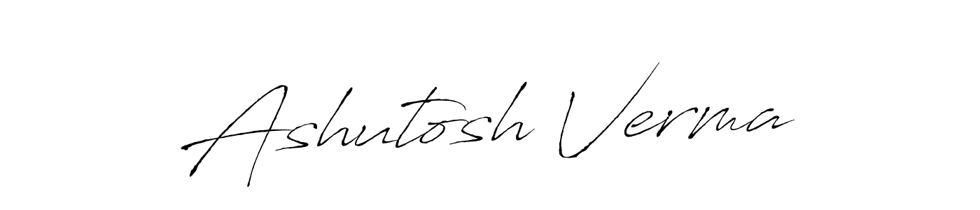 It looks lik you need a new signature style for name Ashutosh Verma. Design unique handwritten (Antro_Vectra) signature with our free signature maker in just a few clicks. Ashutosh Verma signature style 6 images and pictures png