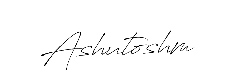 Use a signature maker to create a handwritten signature online. With this signature software, you can design (Antro_Vectra) your own signature for name Ashutoshm. Ashutoshm signature style 6 images and pictures png