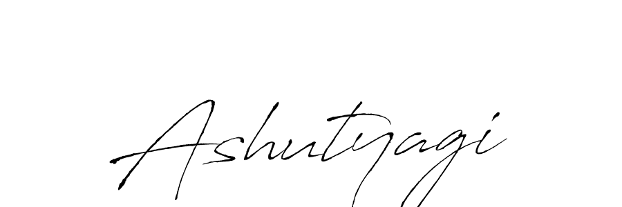 Ashutyagi stylish signature style. Best Handwritten Sign (Antro_Vectra) for my name. Handwritten Signature Collection Ideas for my name Ashutyagi. Ashutyagi signature style 6 images and pictures png