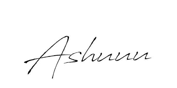 Design your own signature with our free online signature maker. With this signature software, you can create a handwritten (Antro_Vectra) signature for name Ashuuu. Ashuuu signature style 6 images and pictures png